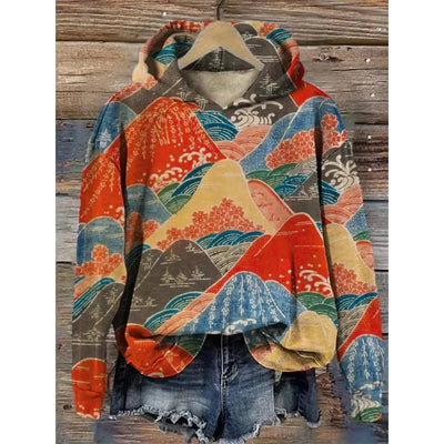 NERIA® | Sweatshirt mit floralem Druck