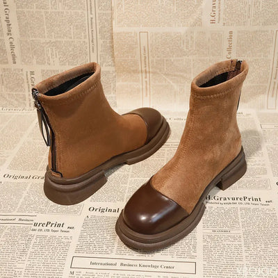 Walburga® | Robuste Stiefel mit Reißverschluss