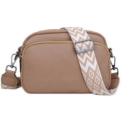 Alina® | Raffiniertes Leder Schultertasche