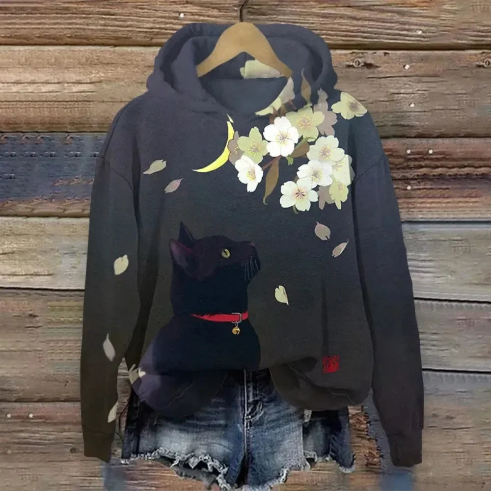 NERIA® | Sweatshirt mit floralem Druck