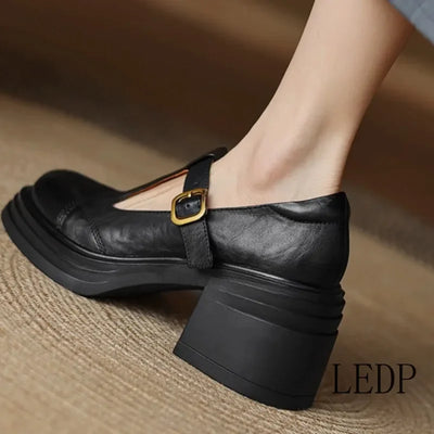 Greta® | Vegane Leder Orthopädische Mary Jane Schuhe