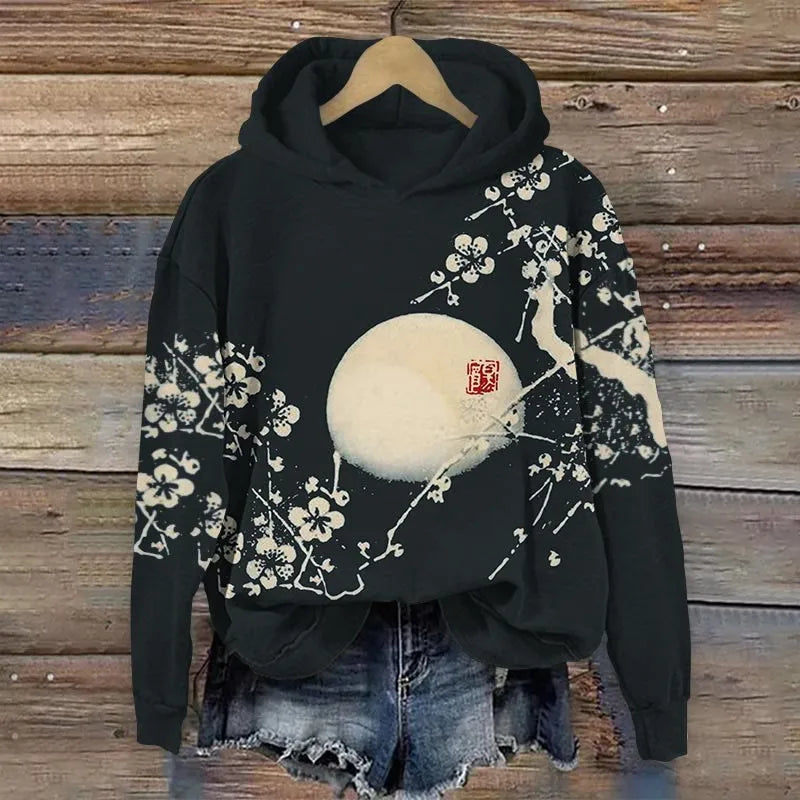 MELIA® | Sweatshirt mit floralem Druck
