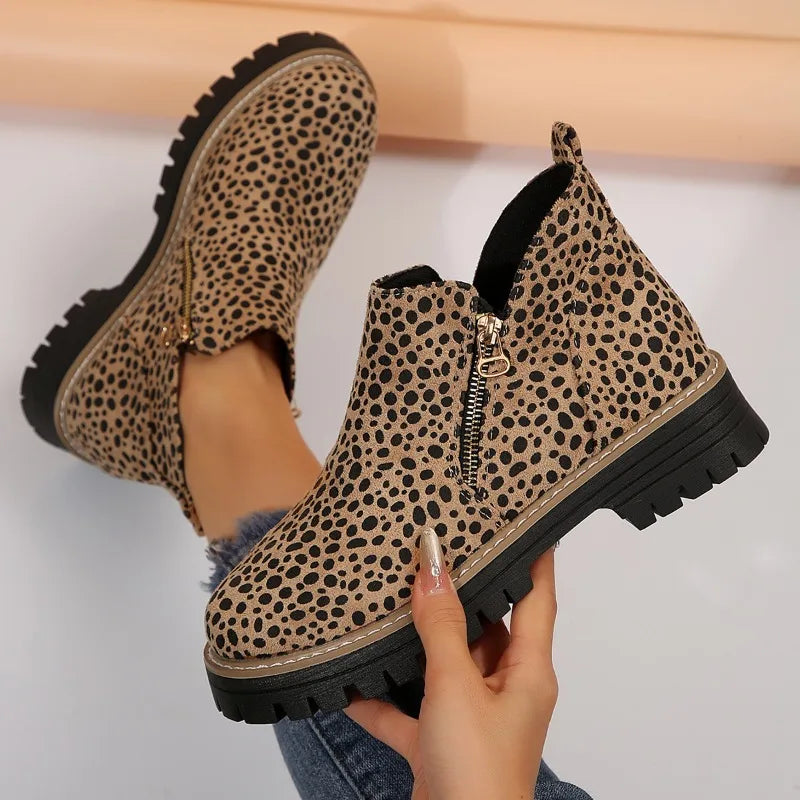 Zenzi® | Robuste Stiefel mit Reißverschluss