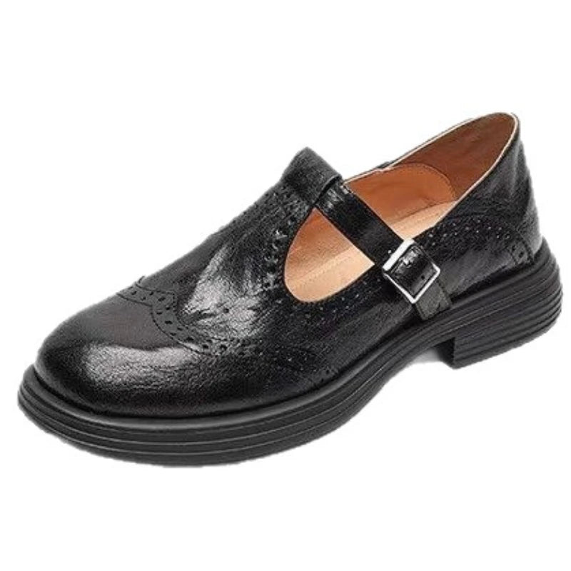 Louisa® | Vegane Leder Orthopädische Mary Jane Schuhe