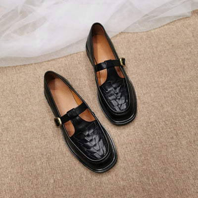 Elisabeth® | Vegane Leder Orthopädische Mary Jane Schuhe