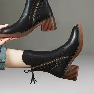 Edith® | Leder Stiefeletten