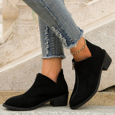 Selina® | Robuste Stiefel mit Reißverschluss