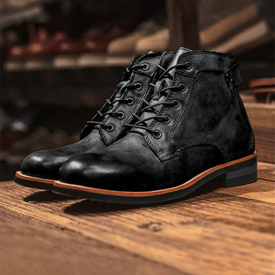 Paul® | Herren Retro Stiefel mit runder Spitze