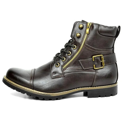 Kevin® | Leder Schnürstiefel