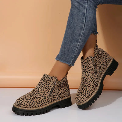 Zenzi® | Robuste Stiefel mit Reißverschluss