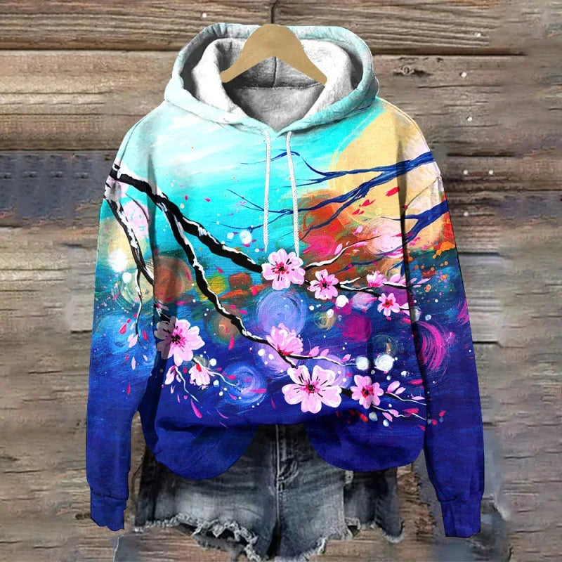 LIVIA® | Sweatshirt mit floralem Druck