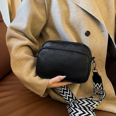 Alina® | Raffiniertes Leder Schultertasche