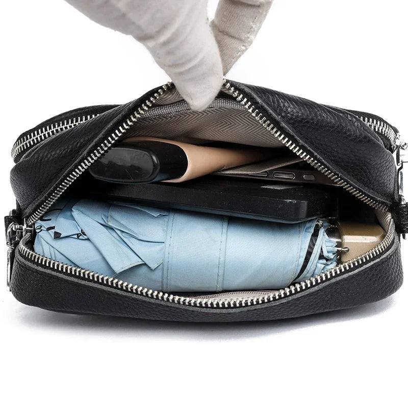 Carina® | Finnische Leder Umhängetasche