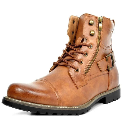 Kevin® | Leder Schnürstiefel