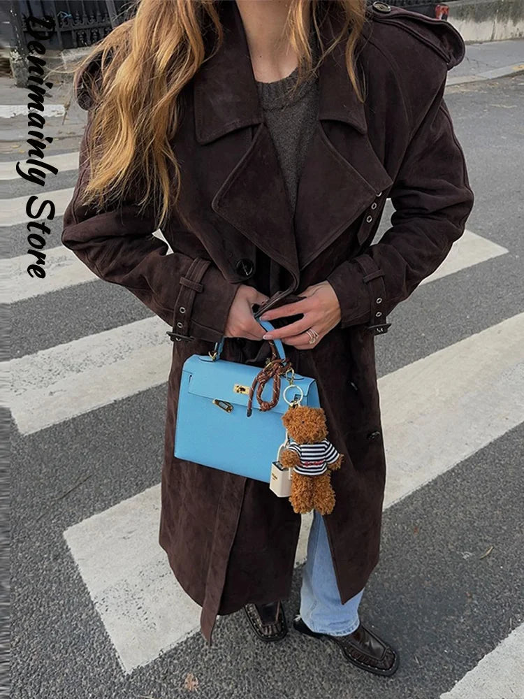 Lea® | Trench Coat aus Wildleder