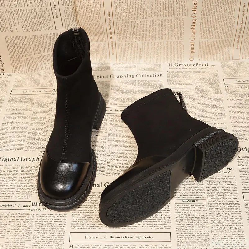 Walburga® | Robuste Stiefel mit Reißverschluss