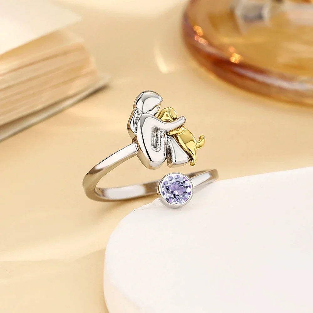 Aurora® | Ring mit Hundesymbol