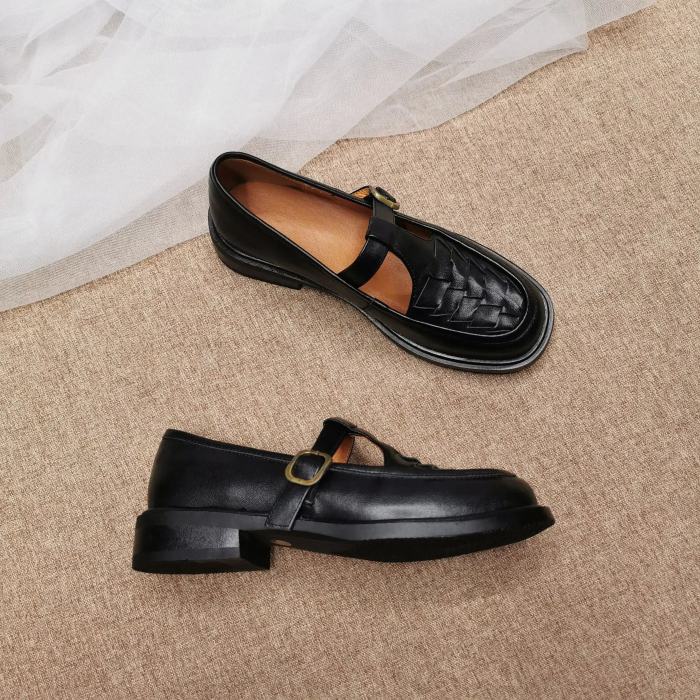 Elisabeth® | Vegane Leder Orthopädische Mary Jane Schuhe