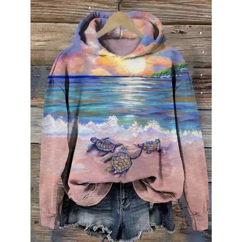 NERIA® | Sweatshirt mit floralem Druck