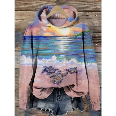 NERIA® | Sweatshirt mit floralem Druck