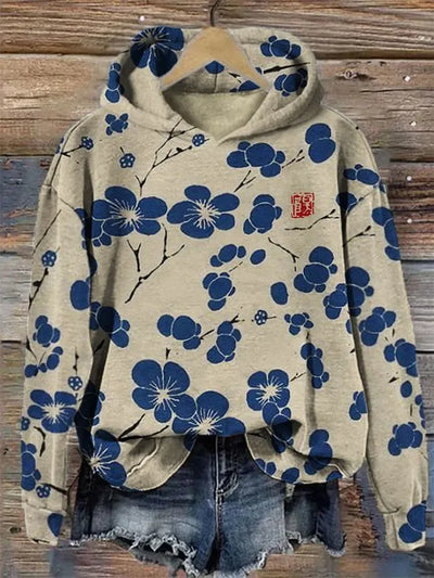 YLENA® | Sweatshirt mit floralem Druck