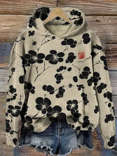 YLENA® | Sweatshirt mit floralem Druck