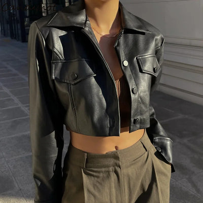 Irma® | Elegante Lederimitatjacke