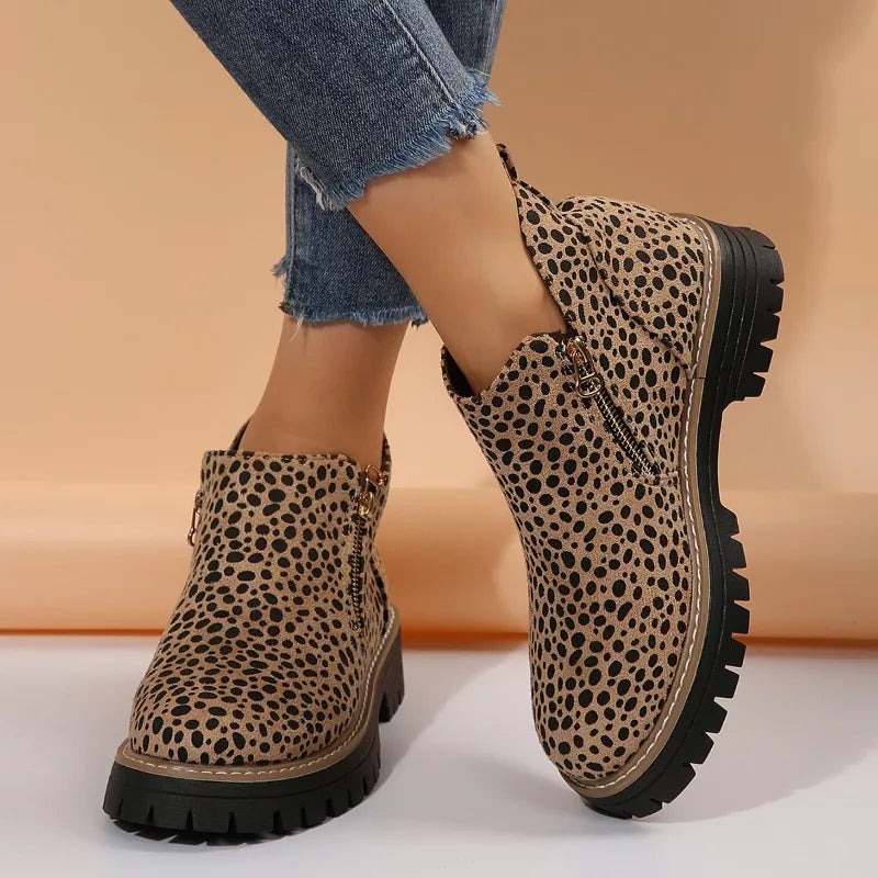Zenzi® | Robuste Stiefel mit Reißverschluss