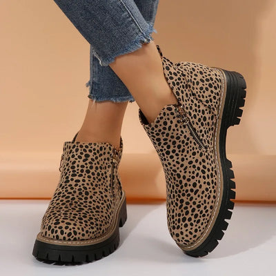 Zenzi® | Robuste Stiefel mit Reißverschluss