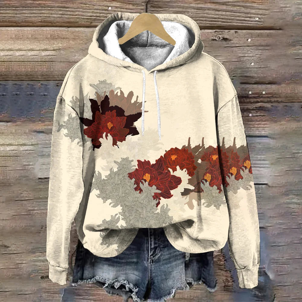 FENJA® | Sweatshirt mit floralem Druck