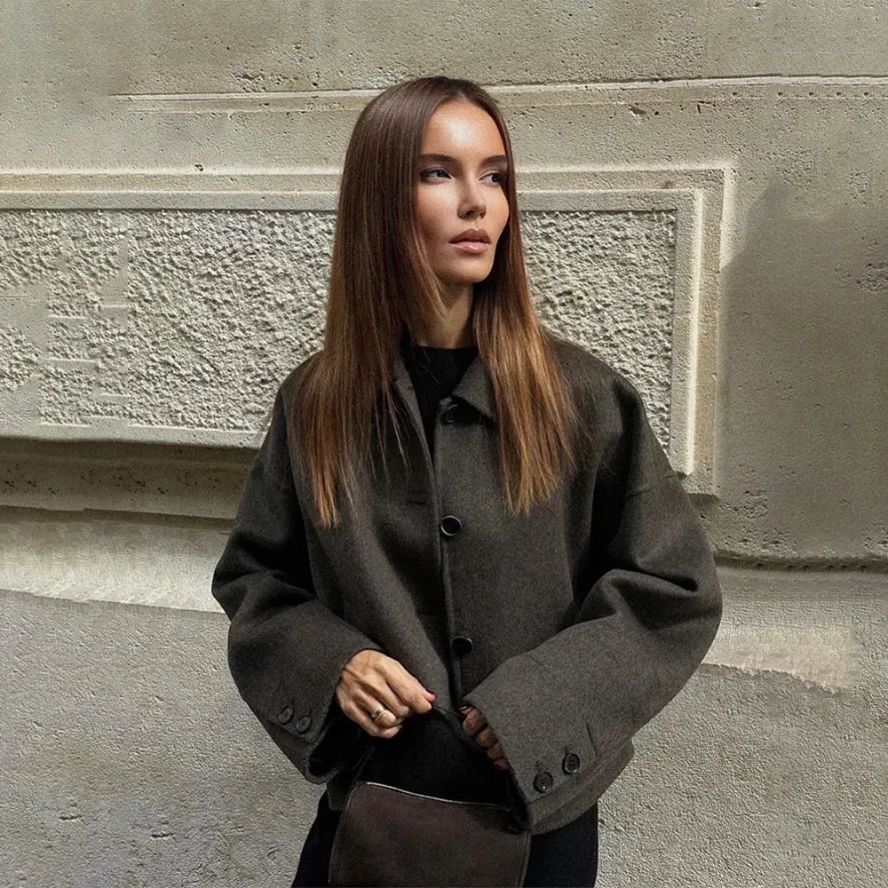 Malene® | Trenchcoat aus Wildleder