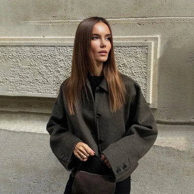 Malene® | Trenchcoat aus Wildleder