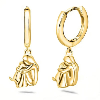 Millie® | Ohrringe mit Hundesymbol (Runder Verschluss)
