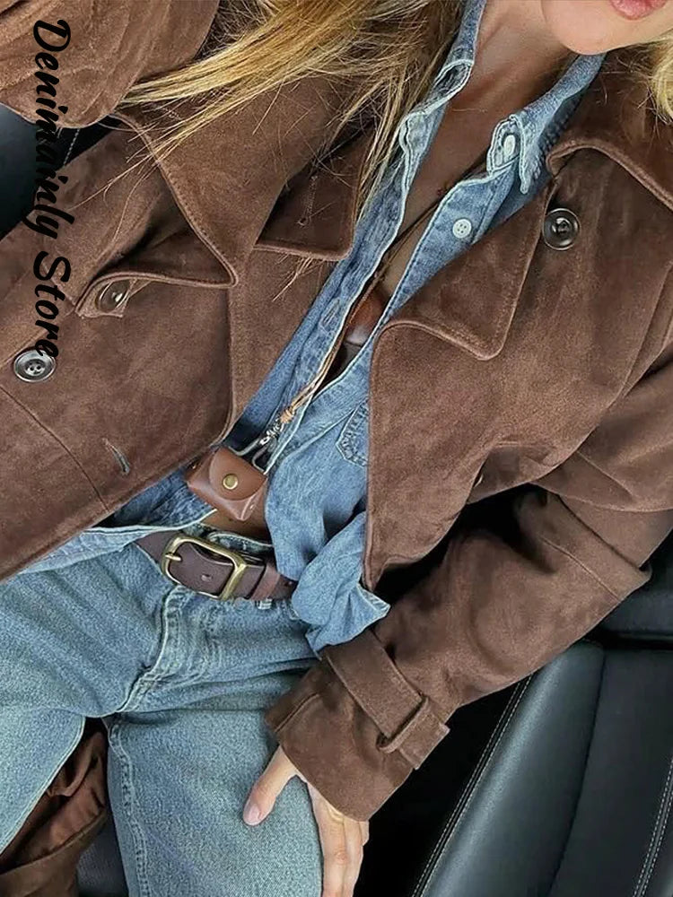 Lea® | Trench Coat aus Wildleder