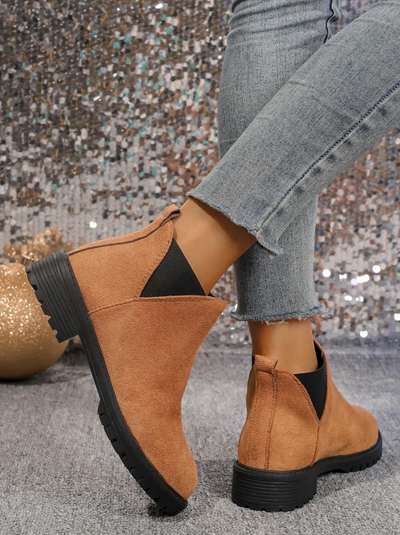 Renate® | Slip-On Stiefel mit Niedrigem Absatz