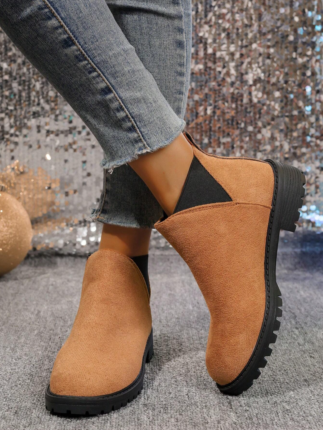 Renate® | Slip-On Stiefel mit Niedrigem Absatz