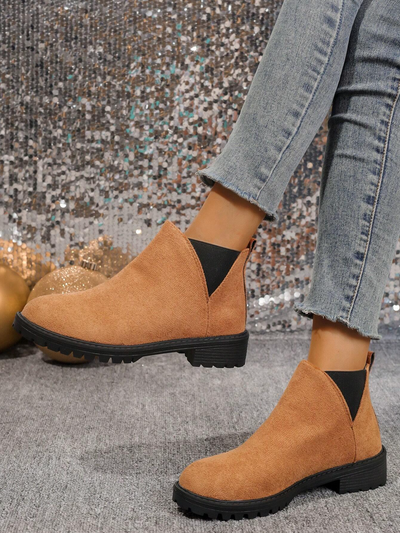 Renate® | Slip-On Stiefel mit Niedrigem Absatz