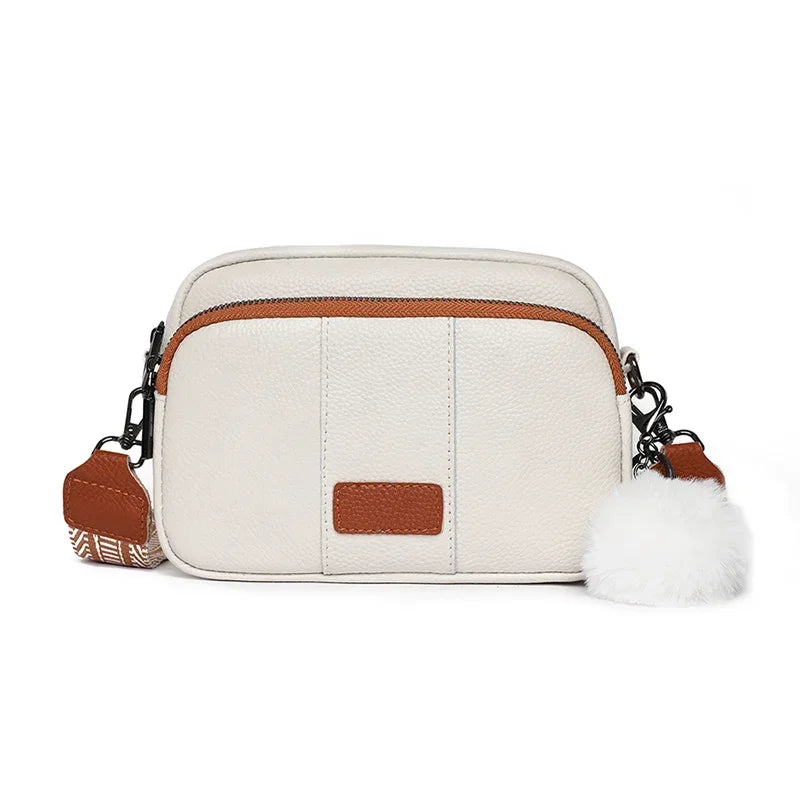 Gisela® | Raffiniertes Leder Schultertasche