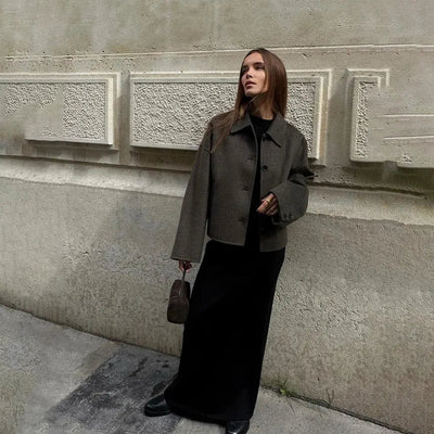 Malene® | Trenchcoat aus Wildleder