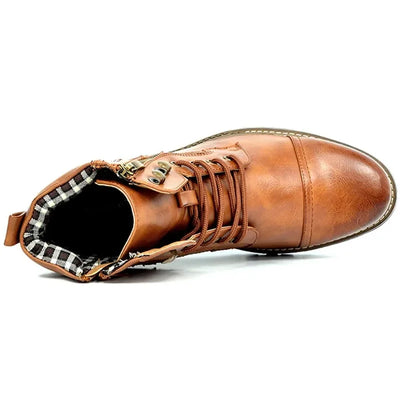 Kevin® | Leder Schnürstiefel