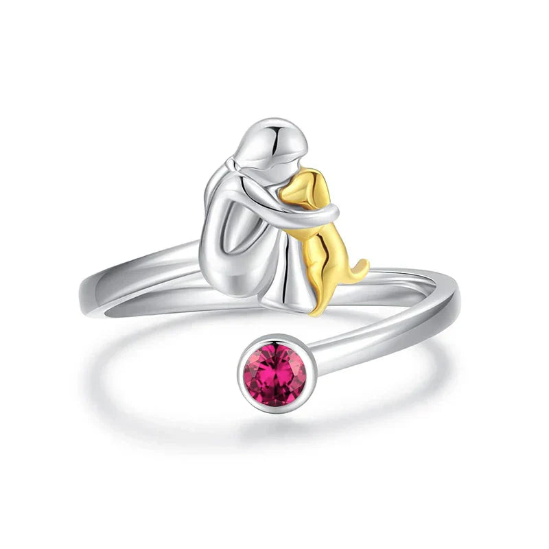 Aurora® | Ring mit Hundesymbol