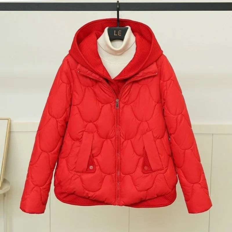 Elisabeth® | Stylische Jacke mit Kapuze in zwei Teilen.