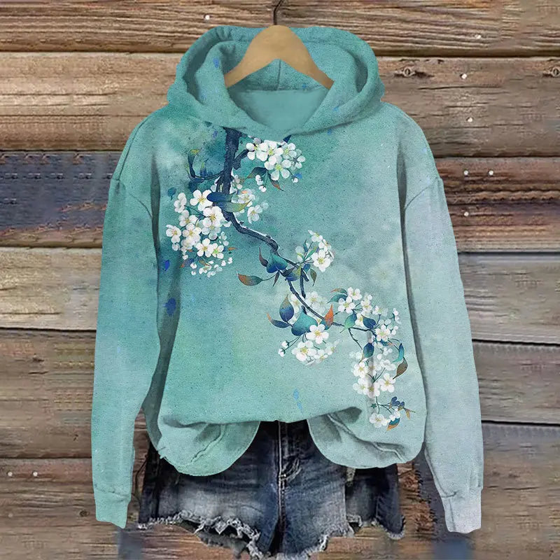 MELIA® | Sweatshirt mit floralem Druck