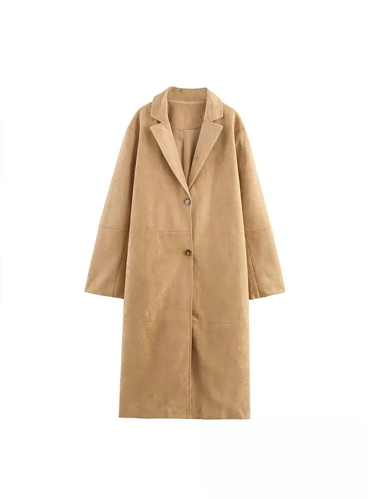 Louise® | Trenchcoat aus Wildleder