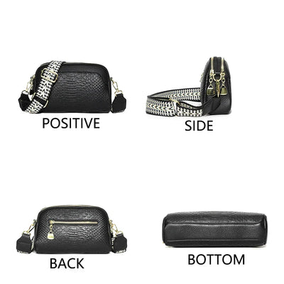 Marisa® | Raffiniertes Leder Umhängetasche
