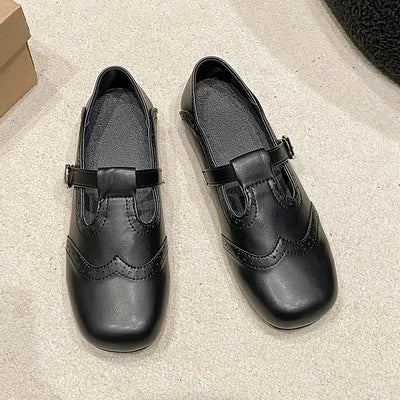 Emilia® | Vegane Leder Orthopädische Ballerinas