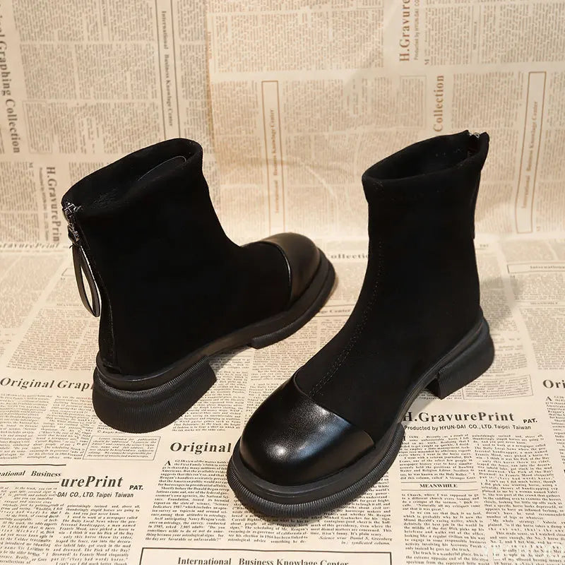 Walburga® | Robuste Stiefel mit Reißverschluss