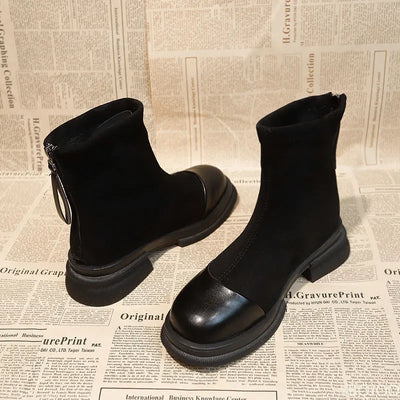 Walburga® | Robuste Stiefel mit Reißverschluss