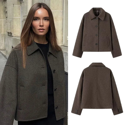 Malene® | Trenchcoat aus Wildleder