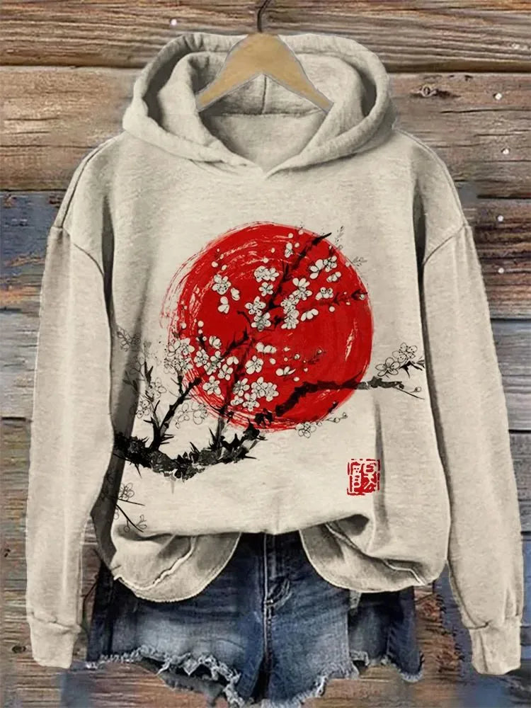 MELIA® | Sweatshirt mit floralem Druck
